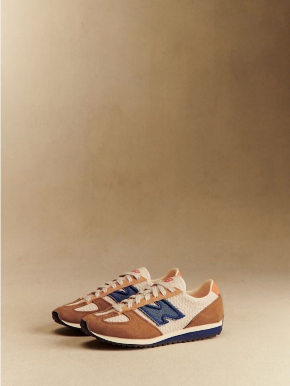 NWT Sezane x New Balance 471 Two-Tone Blue and Ecru Women's Sneakers 7.5 / 8 - Picture 3 of 8